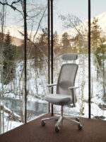 Εργονομική καρέκλα γραφείου Hag Sofi mesh 7500 – γκρι σκελετός - Image 10