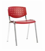 Καρέκλα επισκέπτη Taurus pc layer - σκελετός χρωμίου - Image 2