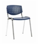 Καρέκλα επισκέπτη Taurus pc layer - σκελετός χρωμίου - Image 4