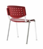 Καρέκλα επισκέπτη Taurus pc layer - σκελετός χρωμίου - Image 5