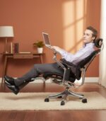 Καρέκλα γραφείου με υποπόδιο και laptop stand Nefil Luxury - Image 2