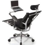 Καρέκλα γραφείου με υποπόδιο και laptop stand Nefil Luxury