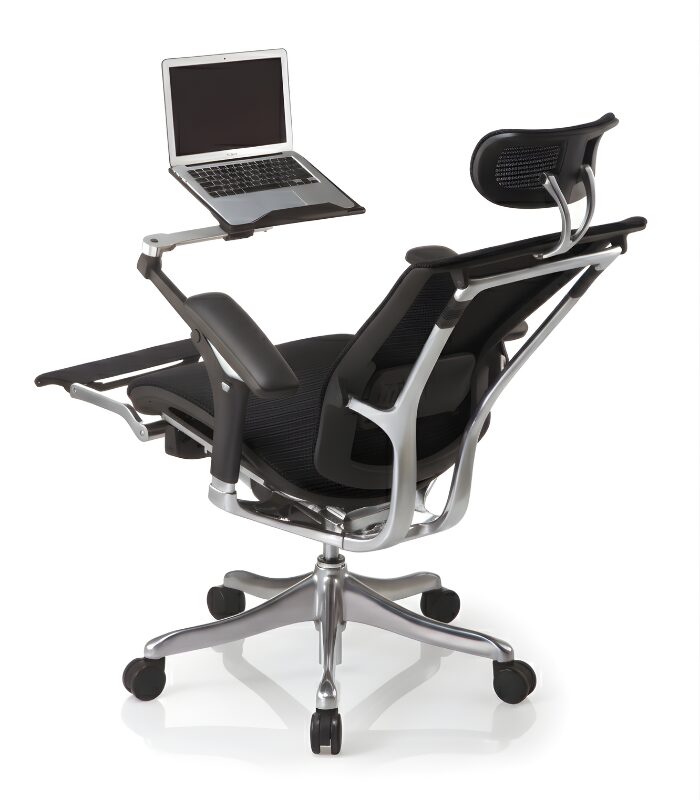 2 Καρέκλα γραφείου με υποπόδιο και laptop stand Nefil Luxury - Image 1