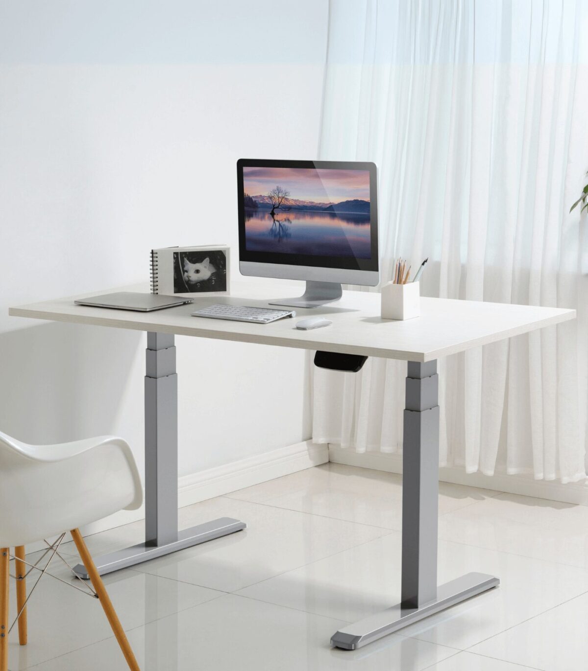Ηλεκτρικό ρυθμιζόμενο γραφείο Action desk pro 1 Ηλεκτρικό γραφείο με ρυθμιζόμενο ύψος Action Desk Pro V2 158×80 cm - Image 1