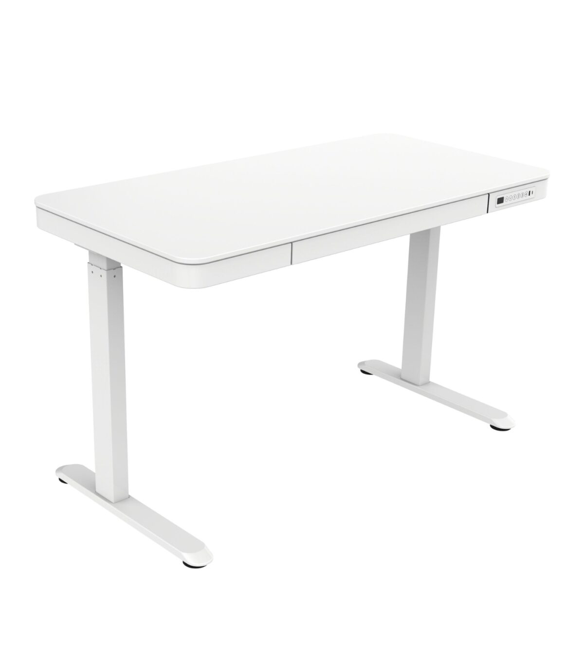 Ηλεκτρικό γραφείο με ρυθμιζόμενο ύψος E-desk 120 (120x60 cm) Λευκό - Image 2