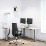 Ηλεκτρικό γωνιακό γραφείο με ρυθμιζόμενο ύψος Action Desk Edge 200x160-180 cm