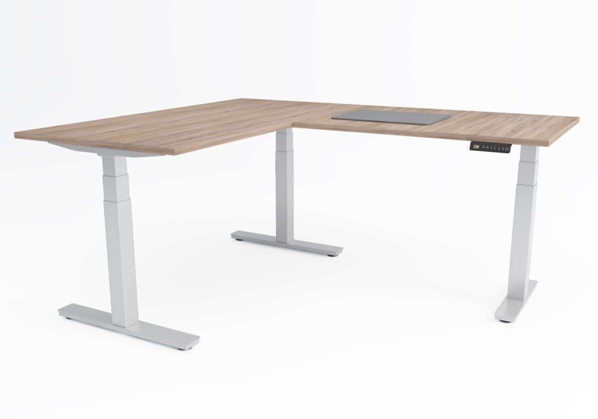 Ηλεκτρικό γωνιακό γραφείο με ρυθμιζόμενο ύψος Action Desk Edge 200×160-180 cm - Image 20