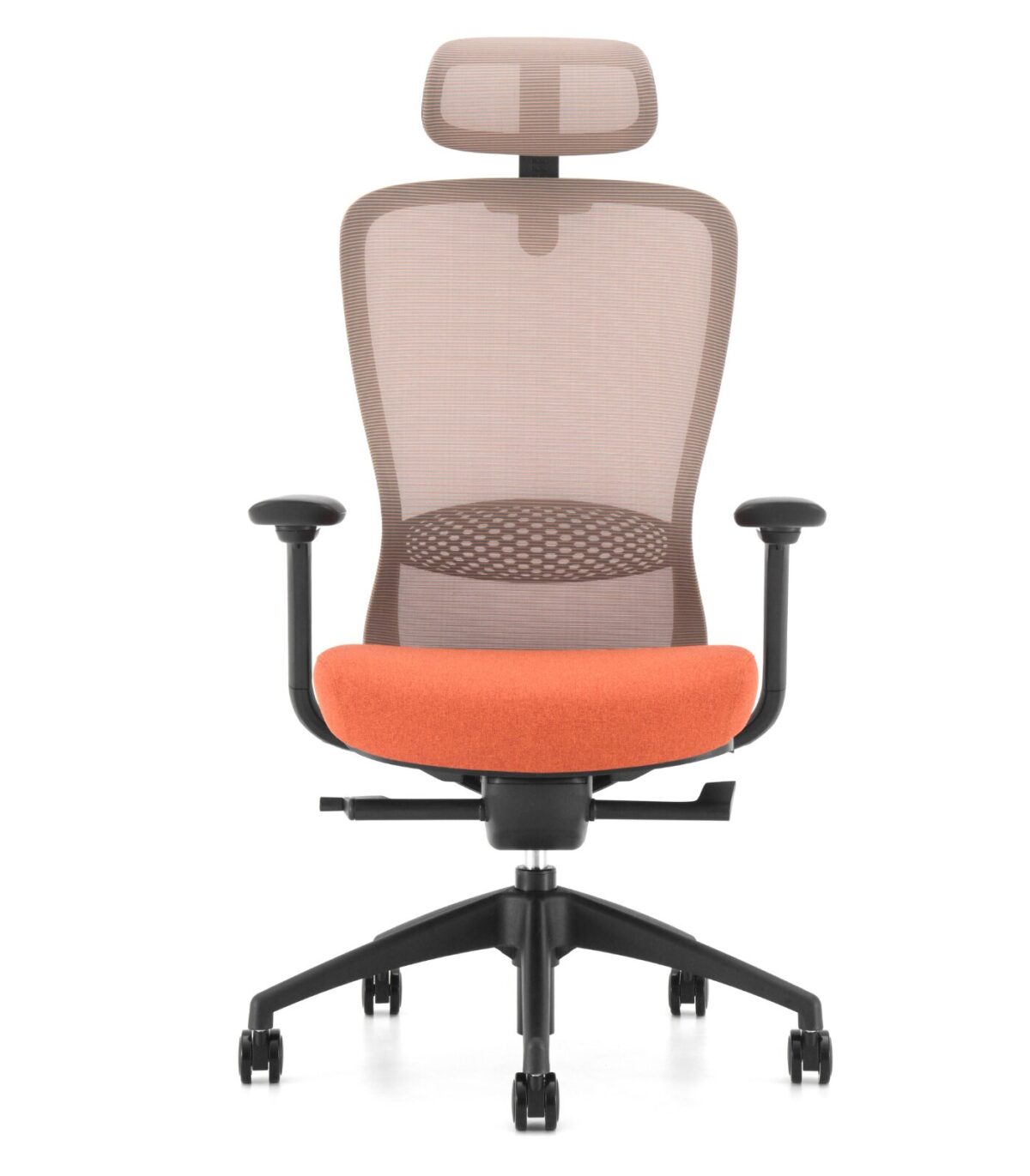 karekla grafeiou action vx portokali 1 Εργονομική καρέκλα γραφείου Action Chair VX Black - Image 6