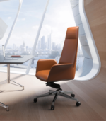 Διευθυντική καρέκλα γραφείου Cosmos - γνήσιο δέρμα ταμπά - Image 6