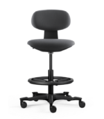 Καρέκλα γραφείου - εργαστηρίου υπερυψωμένη YoYo - τεχνητό δέρμα - Image 2