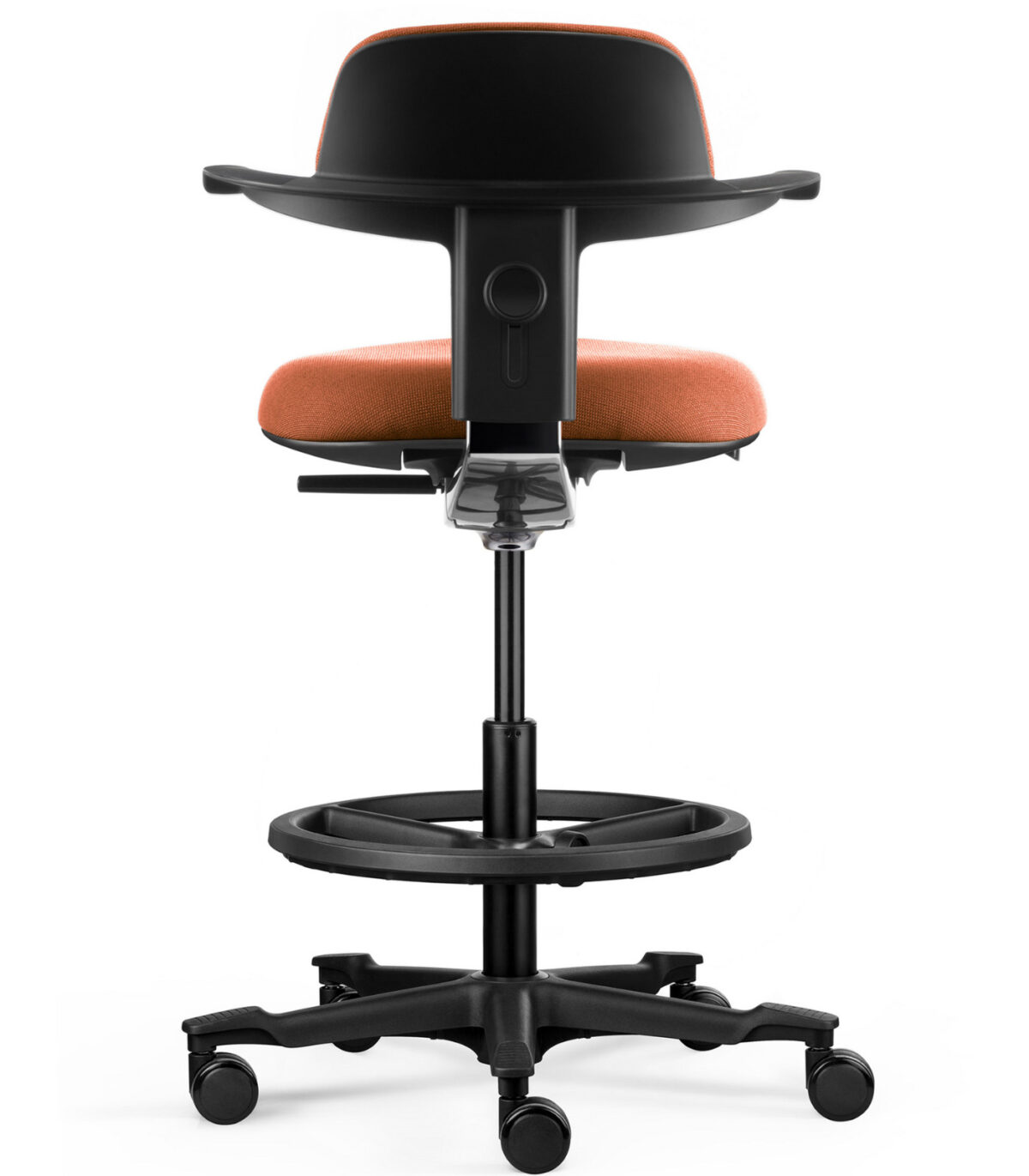 Εργονομική καρέκλα γραφείου sit-stand NEC black - Image 3