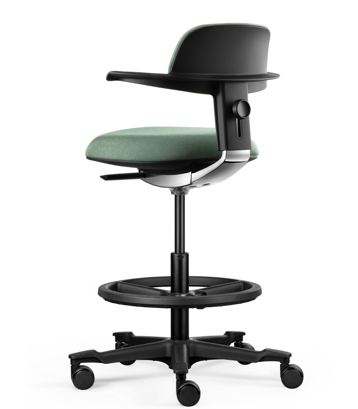 Εργονομική καρέκλα γραφείου sit-stand NEC black - Image 6