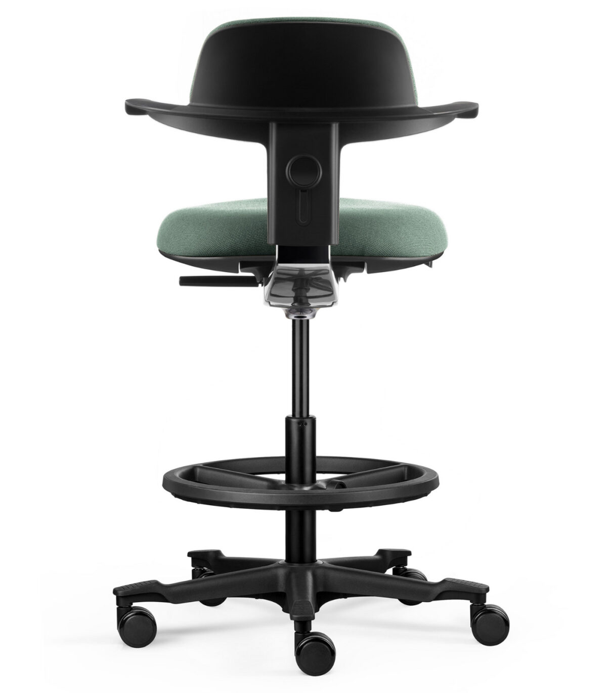 Εργονομική καρέκλα γραφείου sit-stand NEC black - Image 9