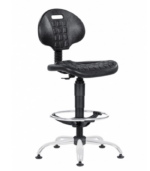 Καρέκλα γραφείου με ψηλό αμορτισέρ για εργαστήρια - βιοτεχνικούς χώρους 1290 PU NOR CR EXT - Image 2