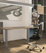 Ηλεκτρικό γραφείο με ρυθμιζόμενο ύψος Action Desk Compact 100×70 cm premium - Image 9