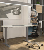 Ηλεκτρικό γραφείο με ρυθμιζόμενο ύψος Action Desk Compact 100×70 cm premium - Image 10