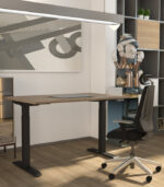 Ηλεκτρικό γραφείο με ρυθμιζόμενο ύψος Action Desk Compact 100×70 cm premium - Image 14