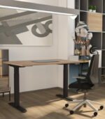 Ηλεκτρικό γραφείο με ρυθμιζόμενο ύψος Action Desk Compact 100×70 cm premium