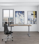 Γραφείο με ρύθμιση ύψους (60-90 cm) Fix 158×80 cm - Image 8