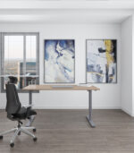 Γραφείο με ρύθμιση ύψους (60-90 cm) Fix 158×80 cm - Image 9