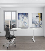 Γραφείο με ρύθμιση ύψους (60-90 cm) Fix 158×80 cm - Image 13