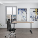 Γραφείο με ρύθμιση ύψους (60-90 cm) Fix 118x70 cm