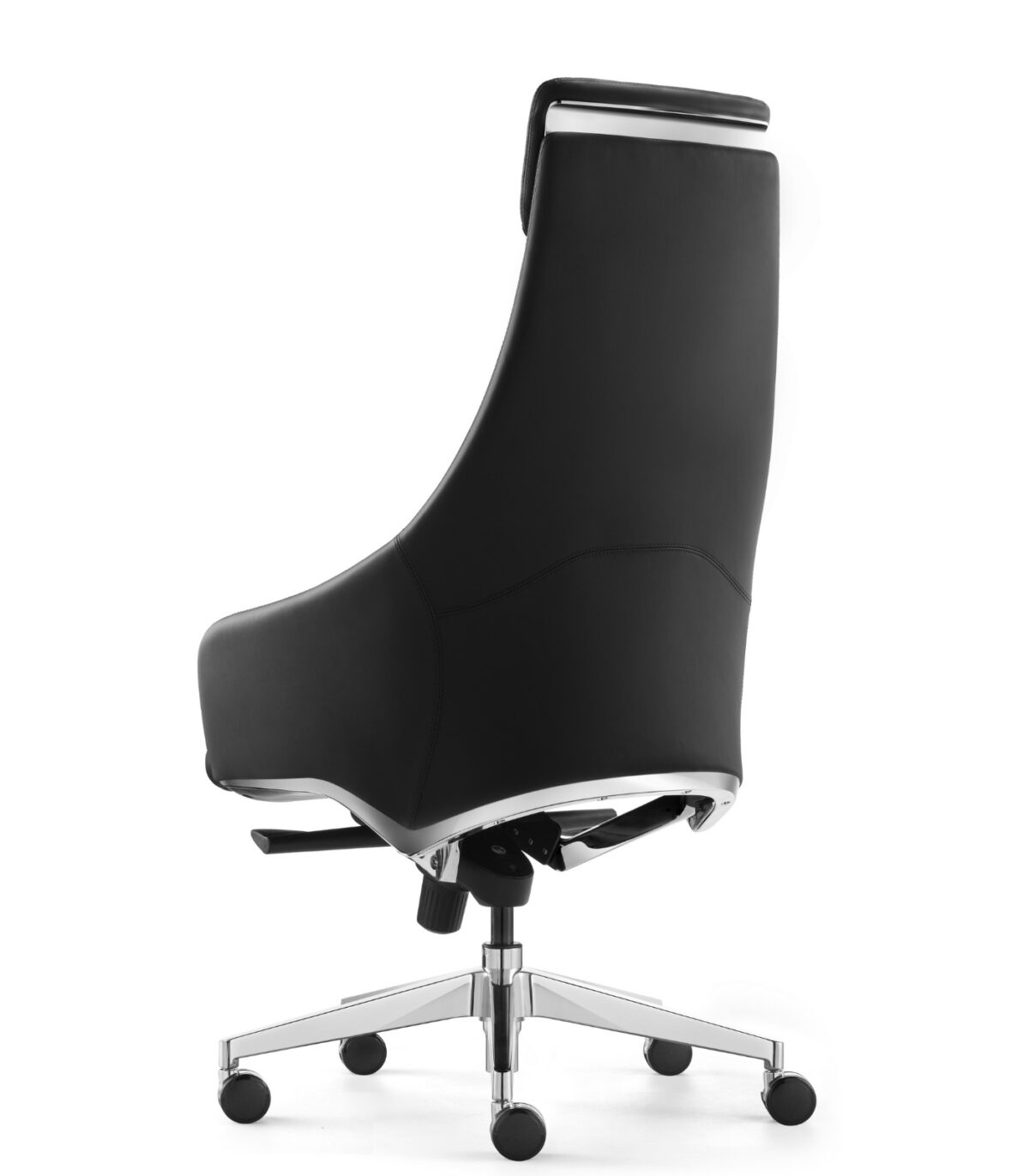 Διευθυντική καρέκλα γραφείου Royal - γνήσιο δέρμα μαύρη - Image 3