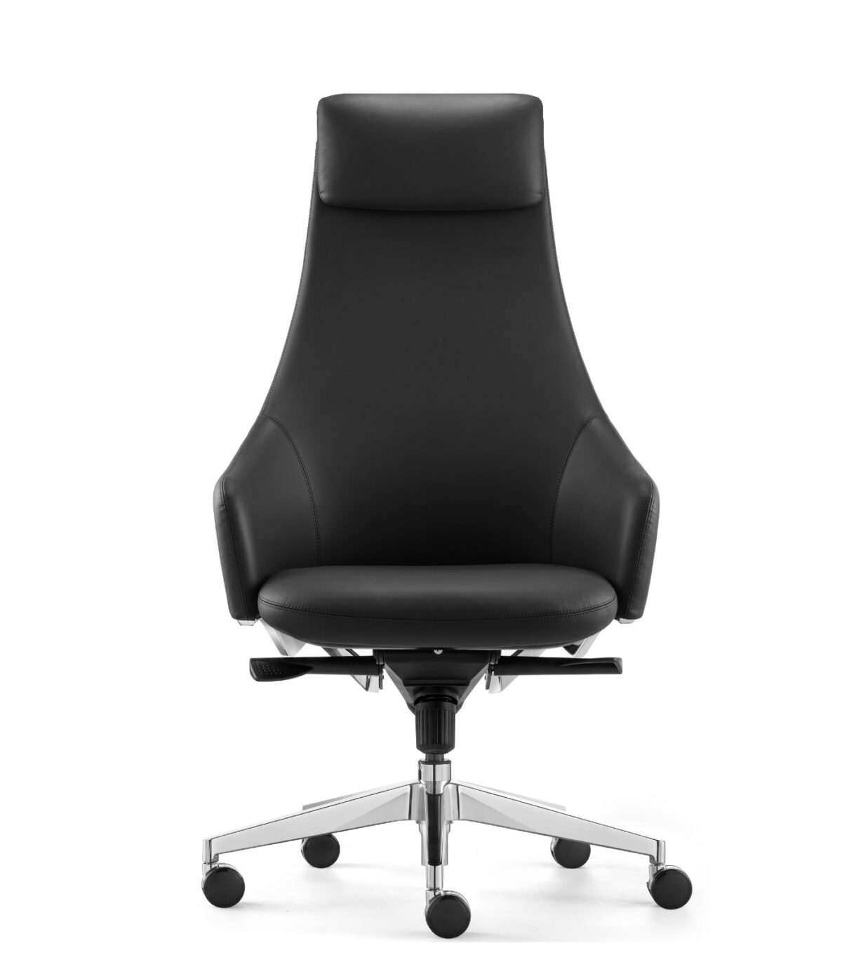 Διευθυντική καρέκλα γραφείου Royal - γνήσιο δέρμα μαύρη - Image 2