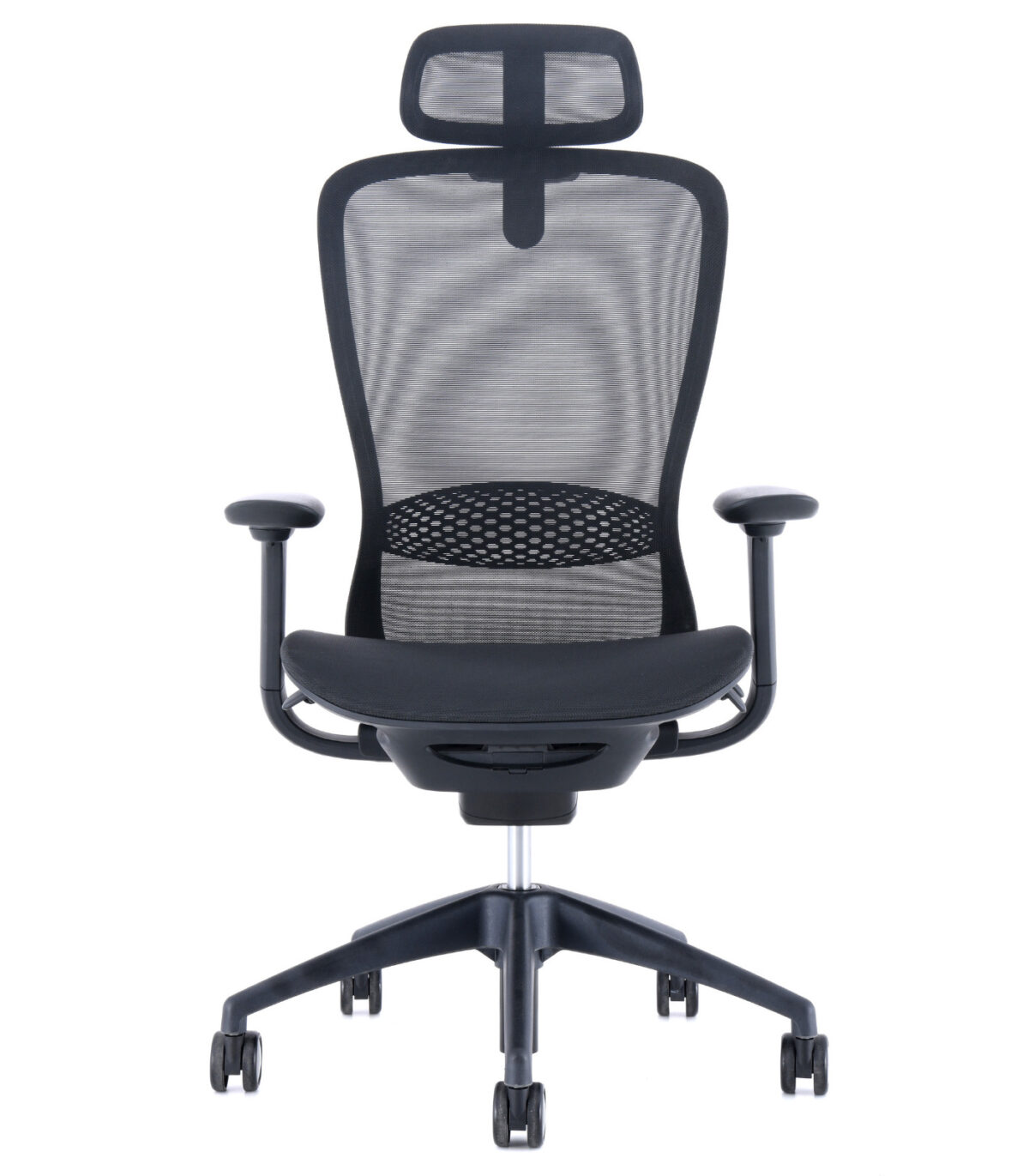 Εργονομική καρέκλα γραφείου Action Chair VX Full Mesh black με προσκέφαλο - Image 2