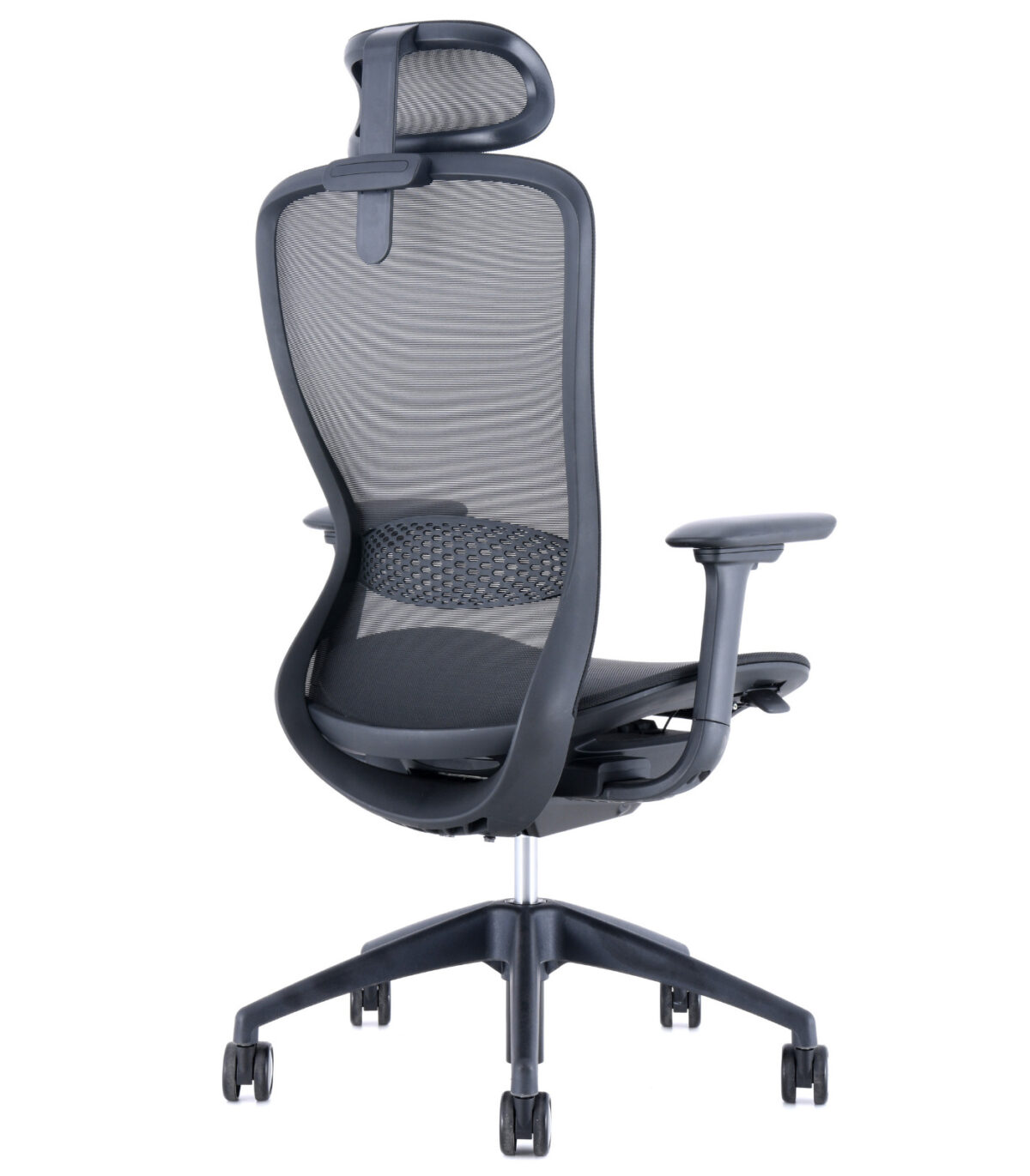 Εργονομική καρέκλα γραφείου Action Chair VX Full Mesh black με προσκέφαλο - Image 3