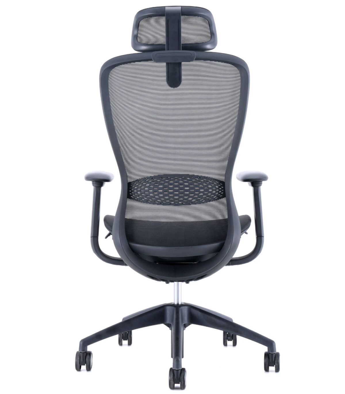 Εργονομική καρέκλα γραφείου Action Chair VX Full Mesh black με προσκέφαλο - Image 4