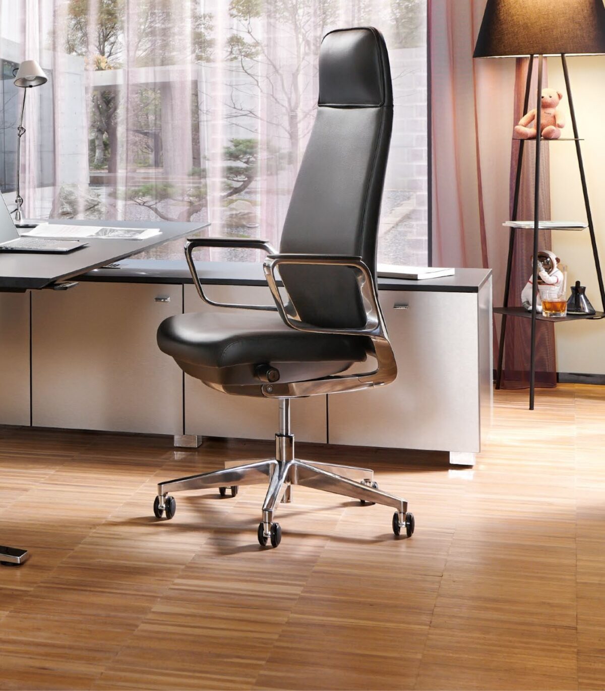 Εργονομική διευθυντική καρέκλα γραφείου Titan - γνήσιο δέρμα - Image 12