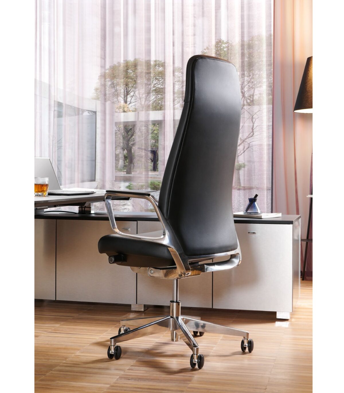 Εργονομική διευθυντική καρέκλα γραφείου Titan - γνήσιο δέρμα - Image 13