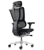 Εργονομική καρέκλα γραφείου Ergohuman Advanced μαλακό κάθισμα ύφασμα - μαύρη - Image 3