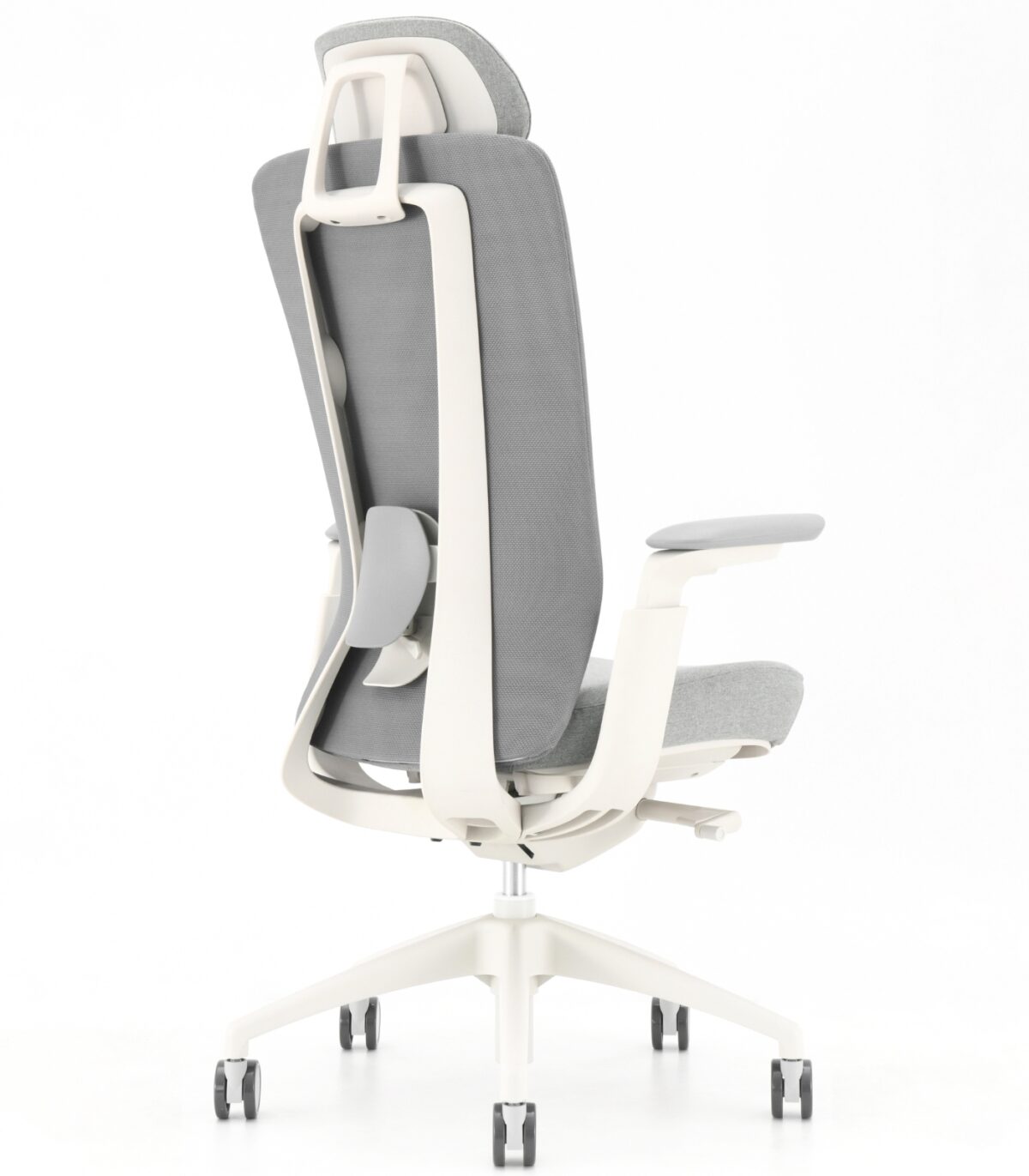 ergonomiki karekla grafeiou action chair plus white 3 Εργονομική καρέκλα γραφείου Action Plus White - Image 4
