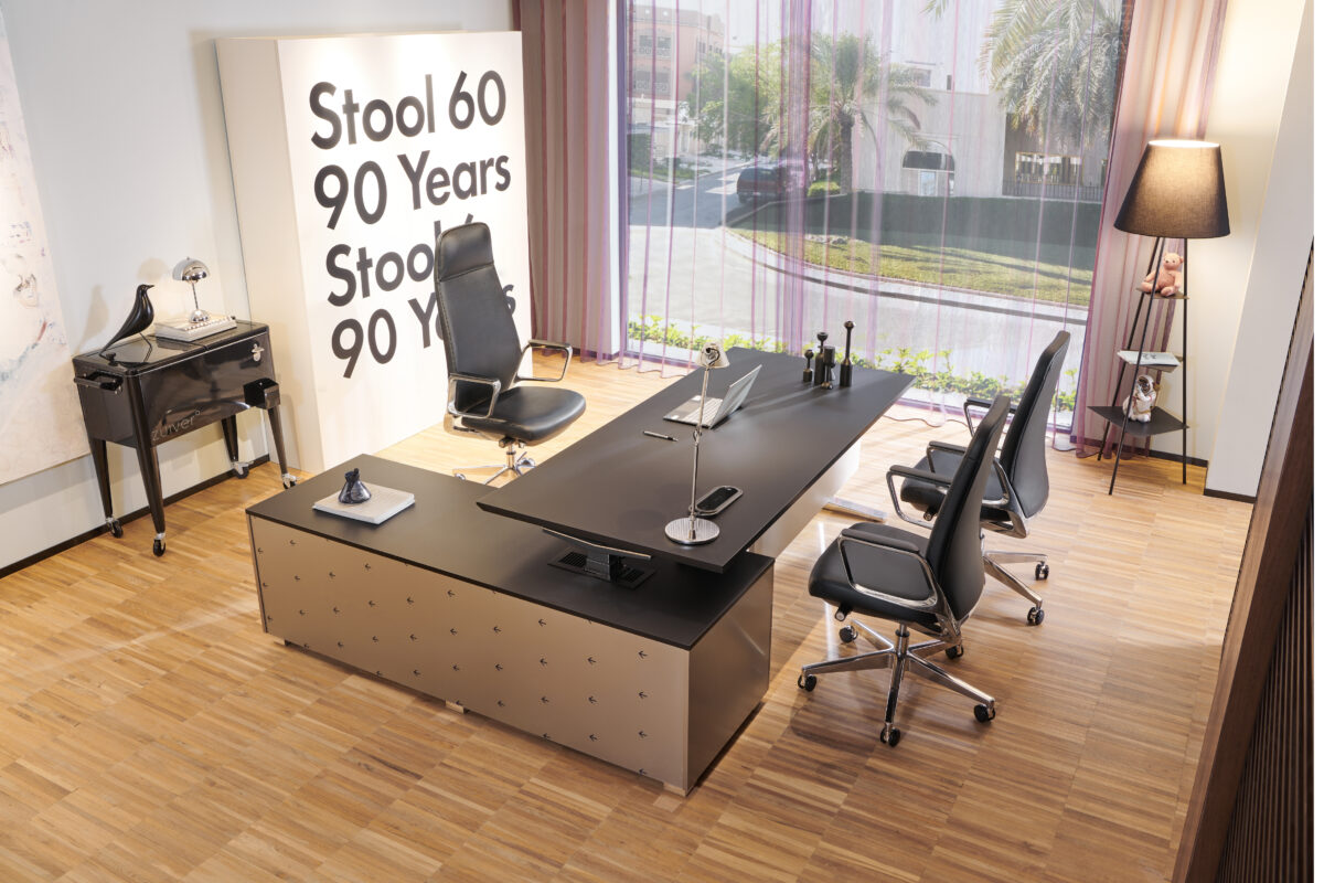 Εργονομική διευθυντική καρέκλα γραφείου Titan - γνήσιο δέρμα - Image 14