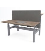 Σκελετός ηλεκτρικού ρυθμιζόμενου σταθμού εργασίας 2 ατόμων Action Desk Twin - Image 3