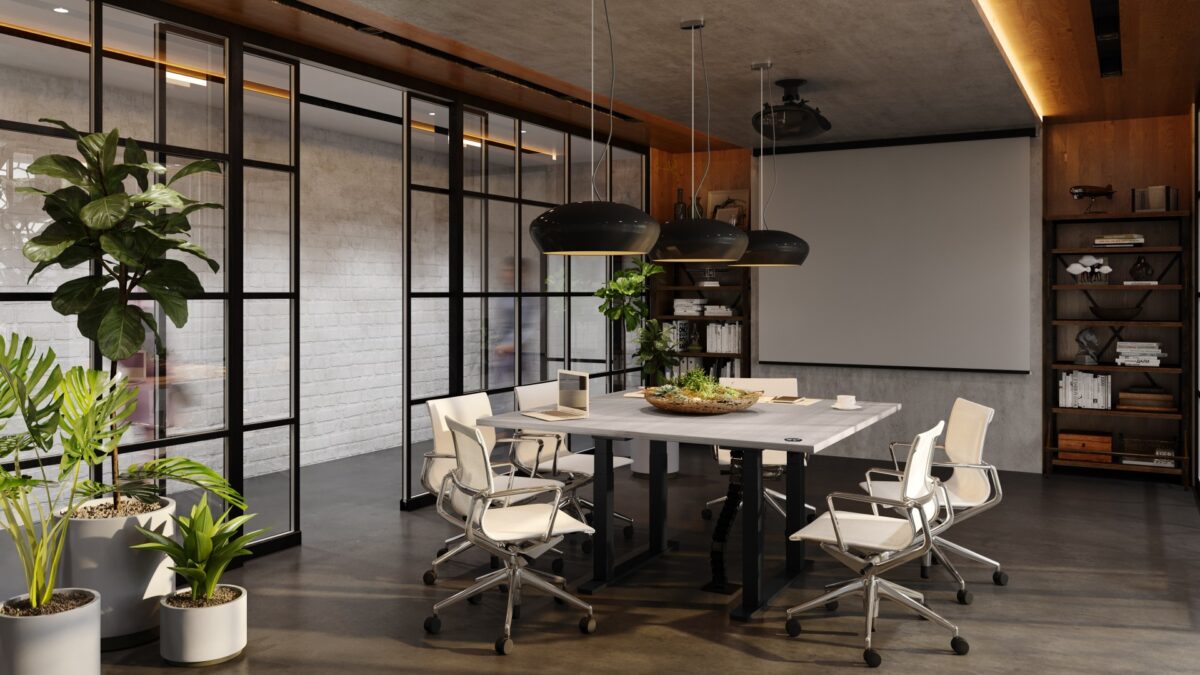 Σκελετός ηλεκτρικού ρυθμιζόμενου τραπεζιού συνεδριάσεων Action Desk Block - Image 18