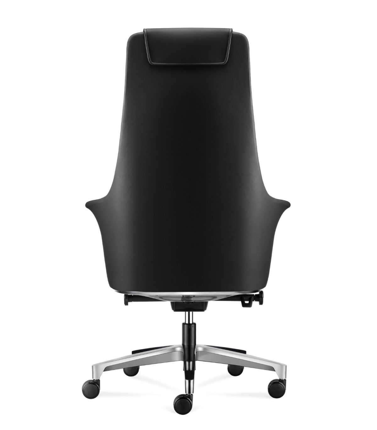 karekla grafeiou accord black 4 Διευθυντική καρέκλα γραφείου Accord - γνήσιο δέρμα - μαύρη - Image 4