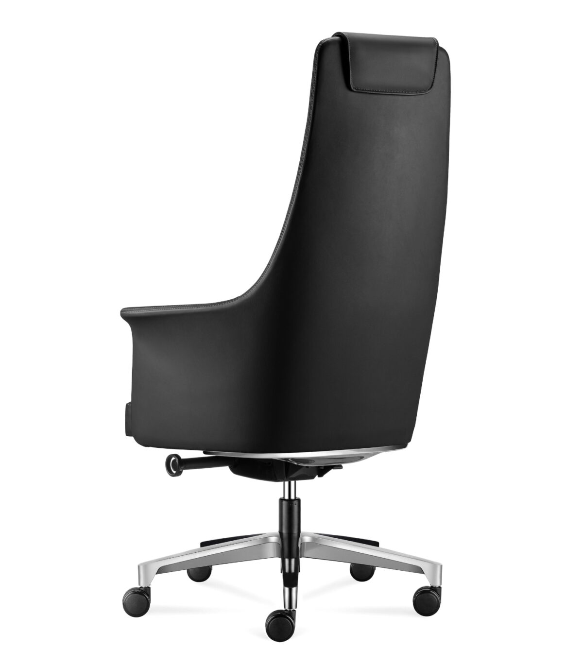 karekla grafeiou accord black 5 Διευθυντική καρέκλα γραφείου Accord - γνήσιο δέρμα - μαύρη - Image 5