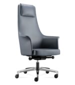 Διευθυντική καρέκλα γραφείου Accord - γνήσιο δέρμα - μπλε