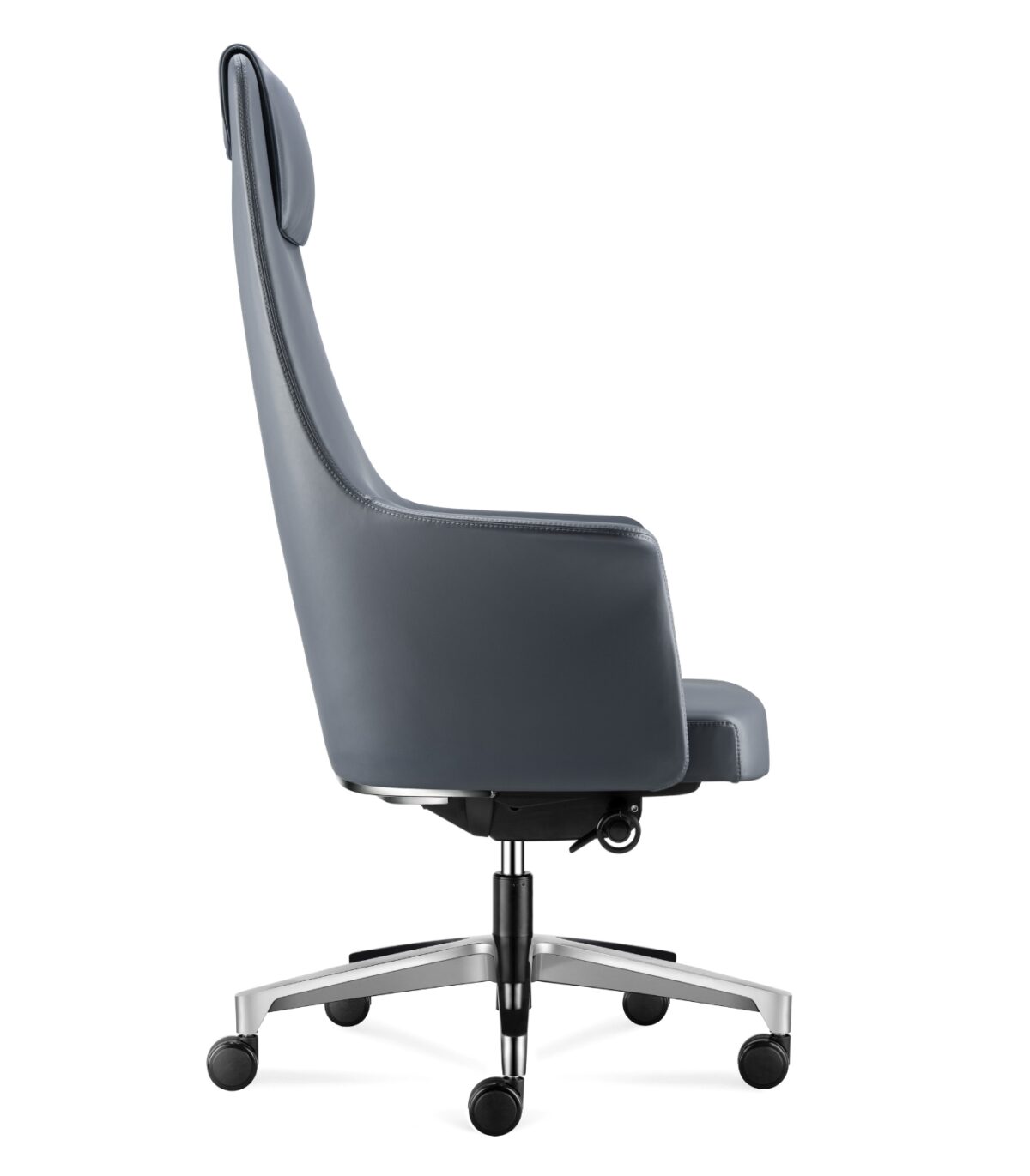 karekla grafeiou accord blue 4 Διευθυντική καρέκλα γραφείου Accord - γνήσιο δέρμα - μπλε - Image 2