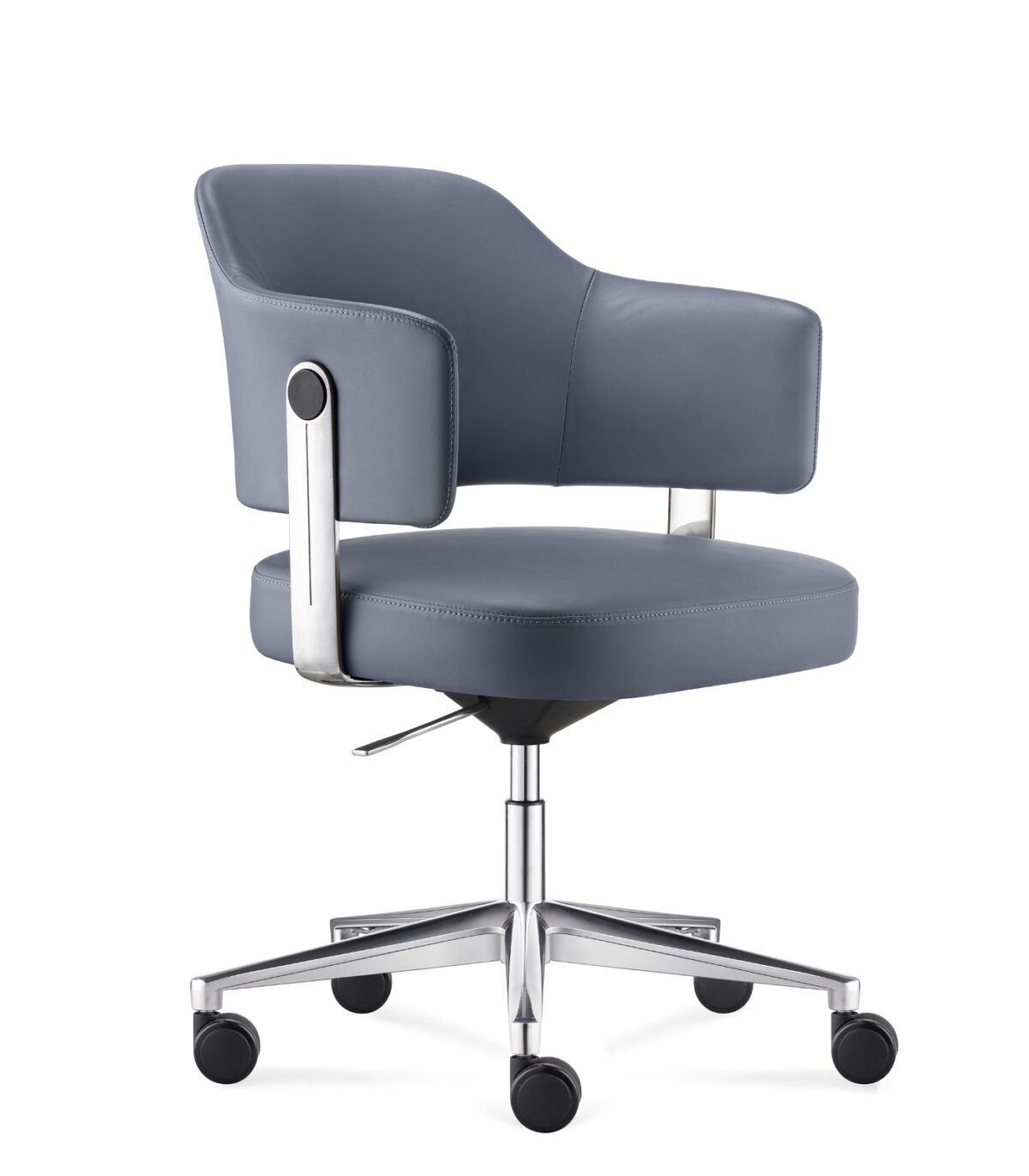 Καρέκλα γραφείου - συνεδριάσεων Lauren - μπλε - Image 1