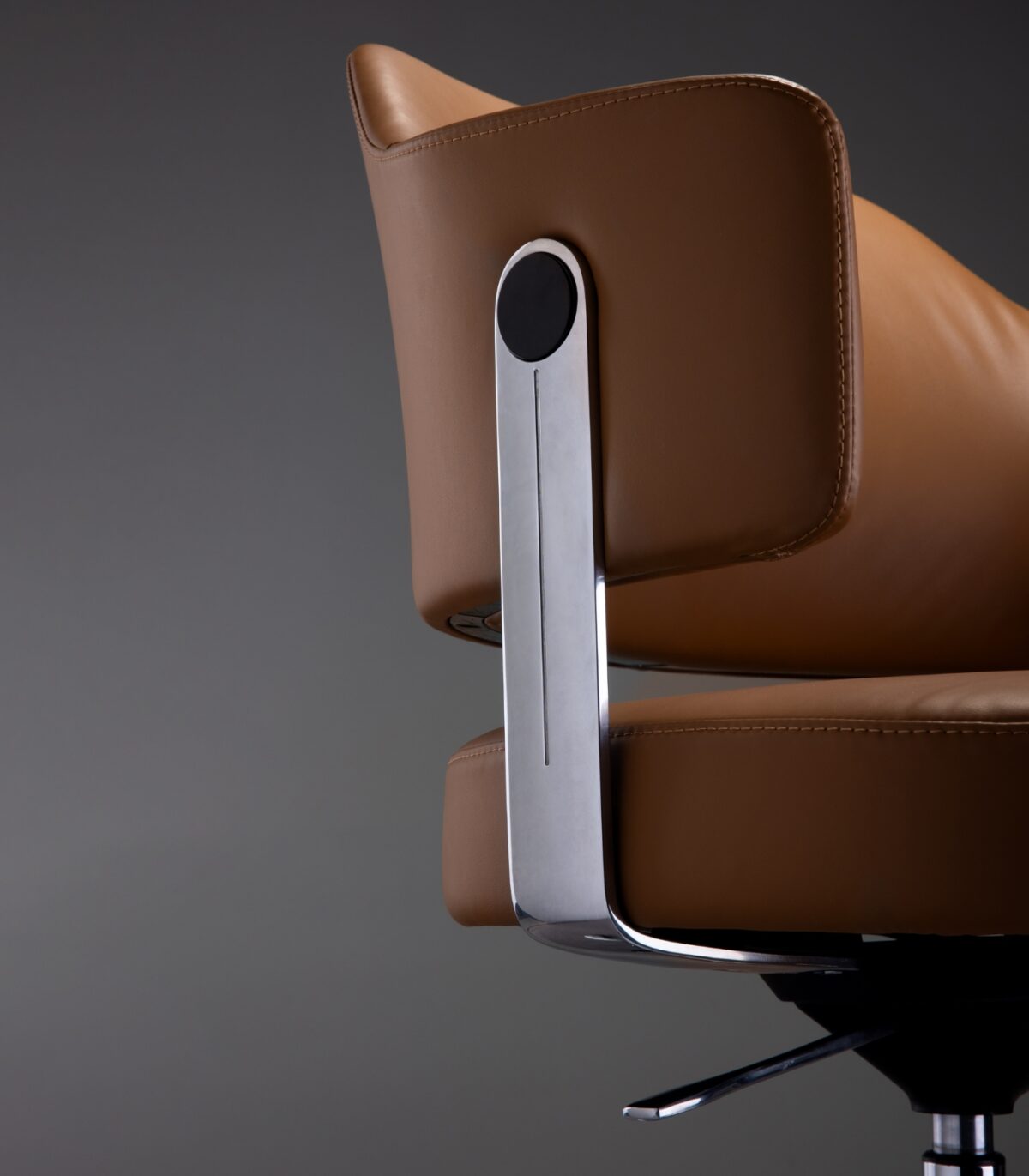 Καρέκλα γραφείου - συνεδριάσεων Lauren - ταμπά - Image 6