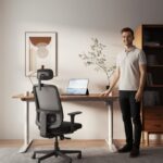 Economy Pack 1: Hλεκτρικό γραφείο Easy desk και καρέκλα γραφείου Active