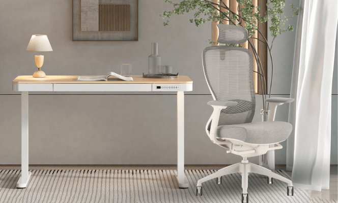 E-DESK 120 & ACTION VX WHITE-a2