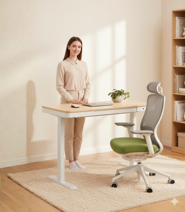 Value Pack 1: Hλεκτρικό γραφείο E-Desk 120 και καρέκλα γραφείου Action Chair VX
