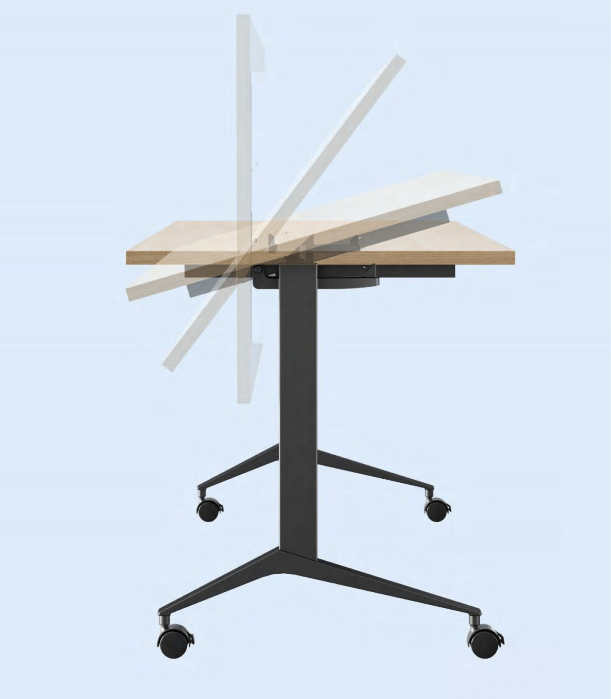 span folding table 5 Τραπέζι με αναδιπλούμενη επιφάνεια Span 120Χ70 cm - Image 4