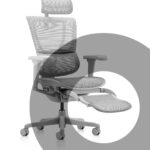 Πτυσσόμενο υποπόδιο για την καρέκλα Ergohuman Ultra - γκρι