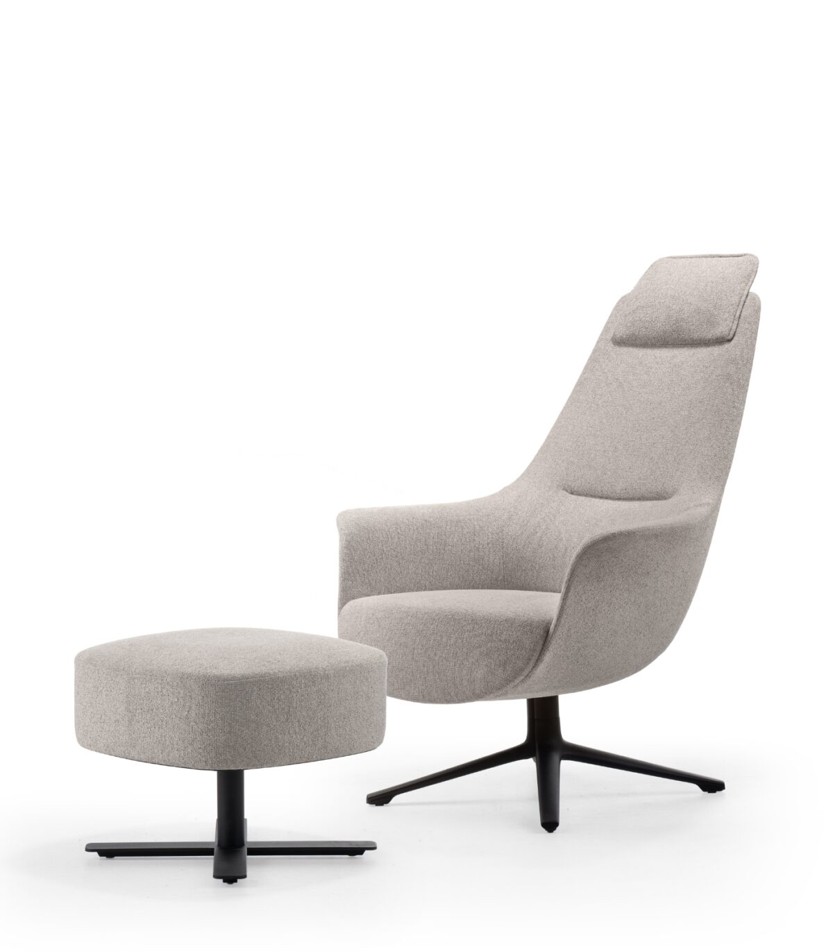 Πολυθρόνα Lounge - αναμονής Bloom - γκρι - Image 5